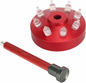 Watch Hand Pressers Pusher Fitting Set Kit, Watch Hand Pressers Pusher Fitting Set Kit, Stainless Steel Watch Repair Tool Red, Watch Repairing Tool Kit for Watchmakers Watch Worker