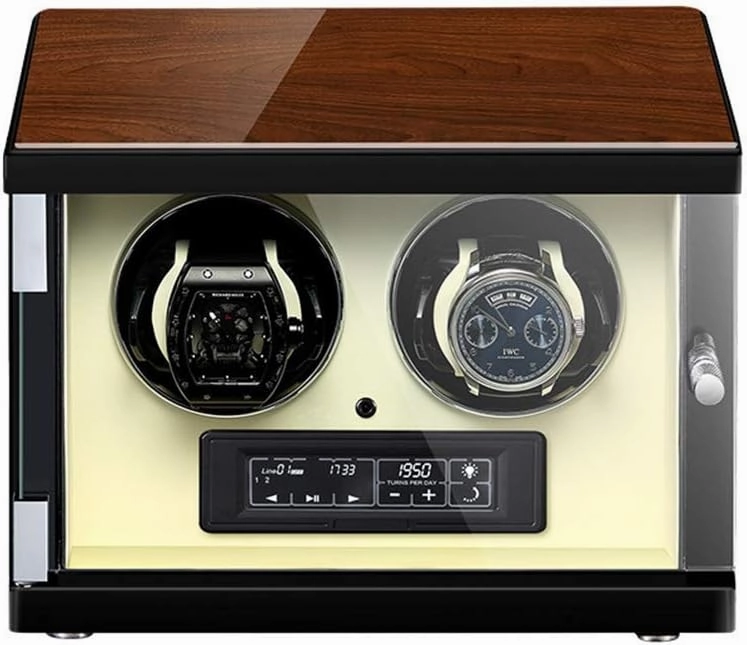 Watch Watch Winder Box,15 Rotation Models, Super Quiet Self-Winding Mechanical Watch Display Storage for Men and Women Watches,9 0