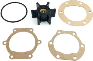 Water Pump Impeller Repair Kit Replacement for Jabsco 653-0001-P Johnson 09-810B-1 Volvo Penta 876097 Yanmar F4B 128990-42200