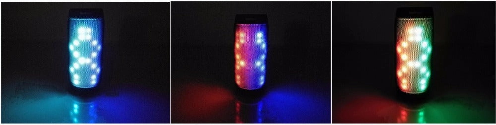 Waterproof LED light show Bluetooth speaker