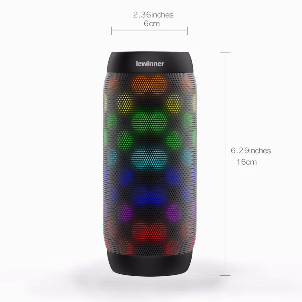 Waterproof LED light show Bluetooth speaker