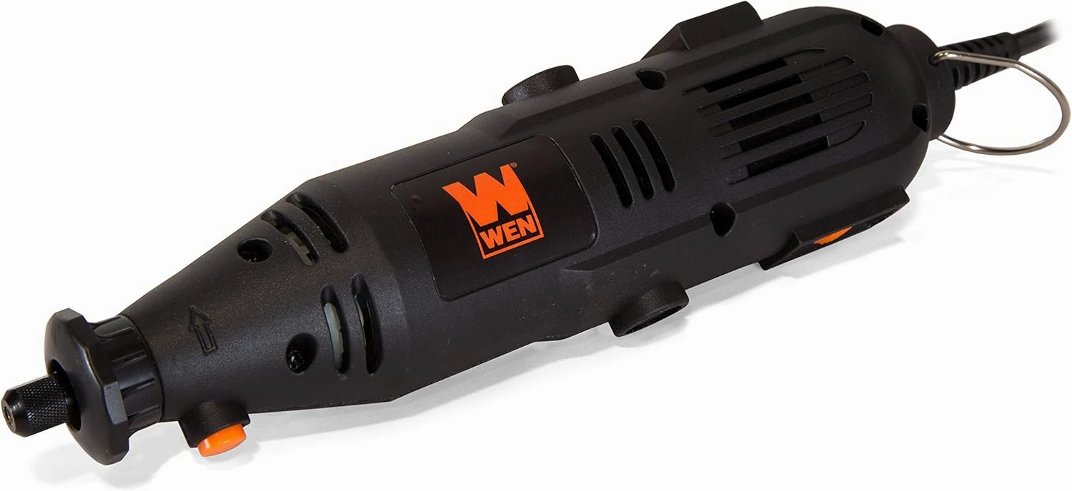 WEN 23103 1-Amp Variable Speed Rotary Tool with 100  Accessories, Carrying Case and Flex Shaft