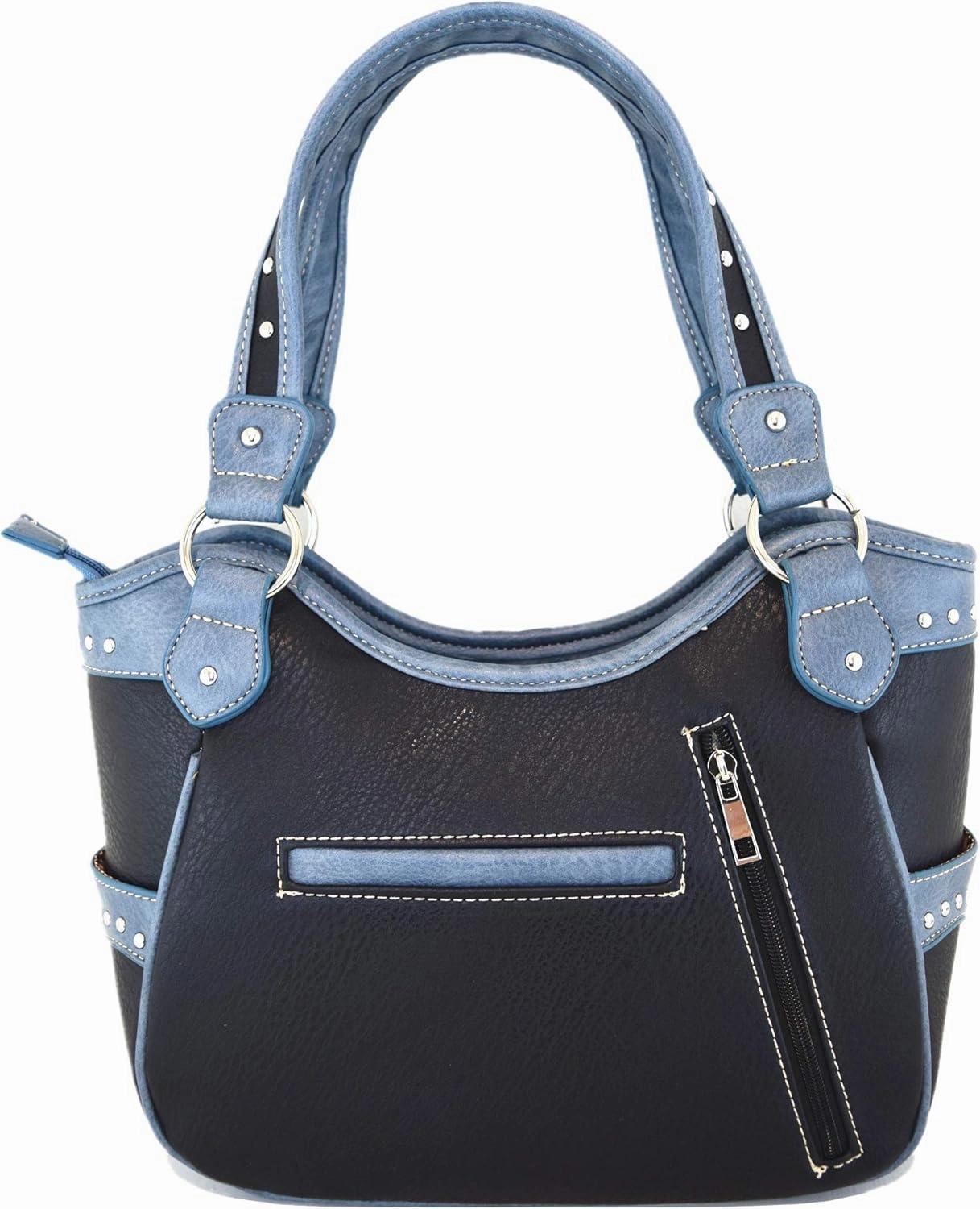 Western Style Springtime Embroidery Butterfly Floral Leather Totes Purse Country Handbag Women Shoulder Bag Wallet Set