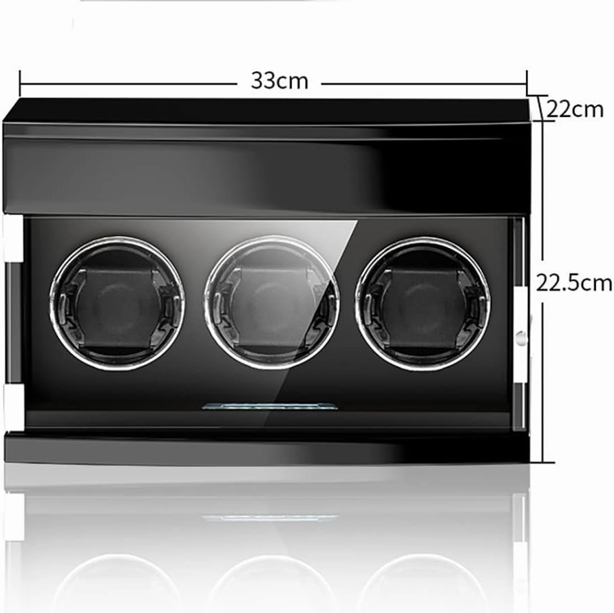 Winders for Automatic Watchs for 3 6 9 Watches with LCD Screen and LED Lighting Luxury Mechanical Watch Storage Case with Quiet Motor Watch Display Box