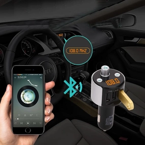 Wireless Bluetooth FM Transmitter Car Kit