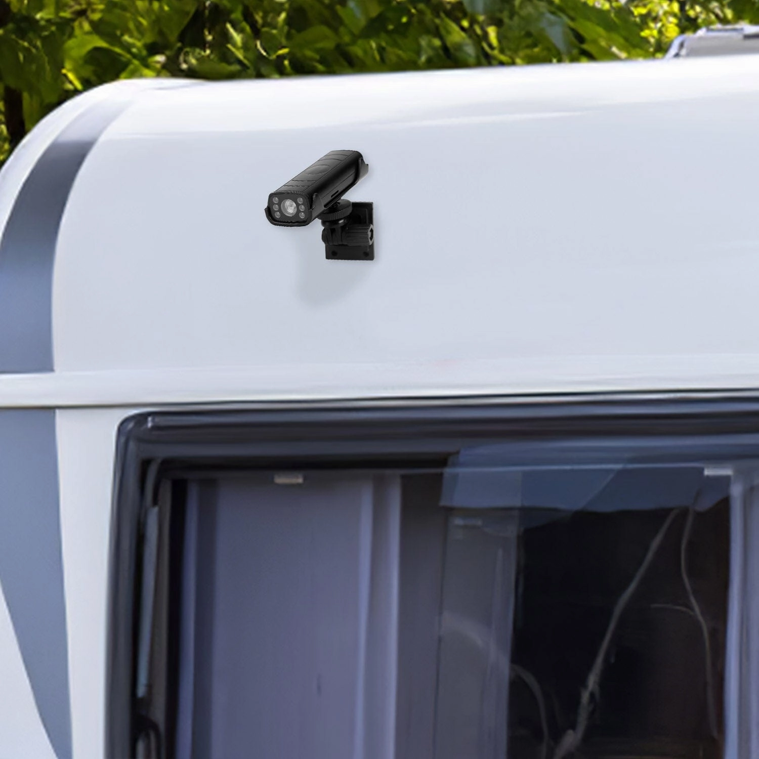 Wireless Camera Reverse Hitch Guide with Flexible Adhesive Base
