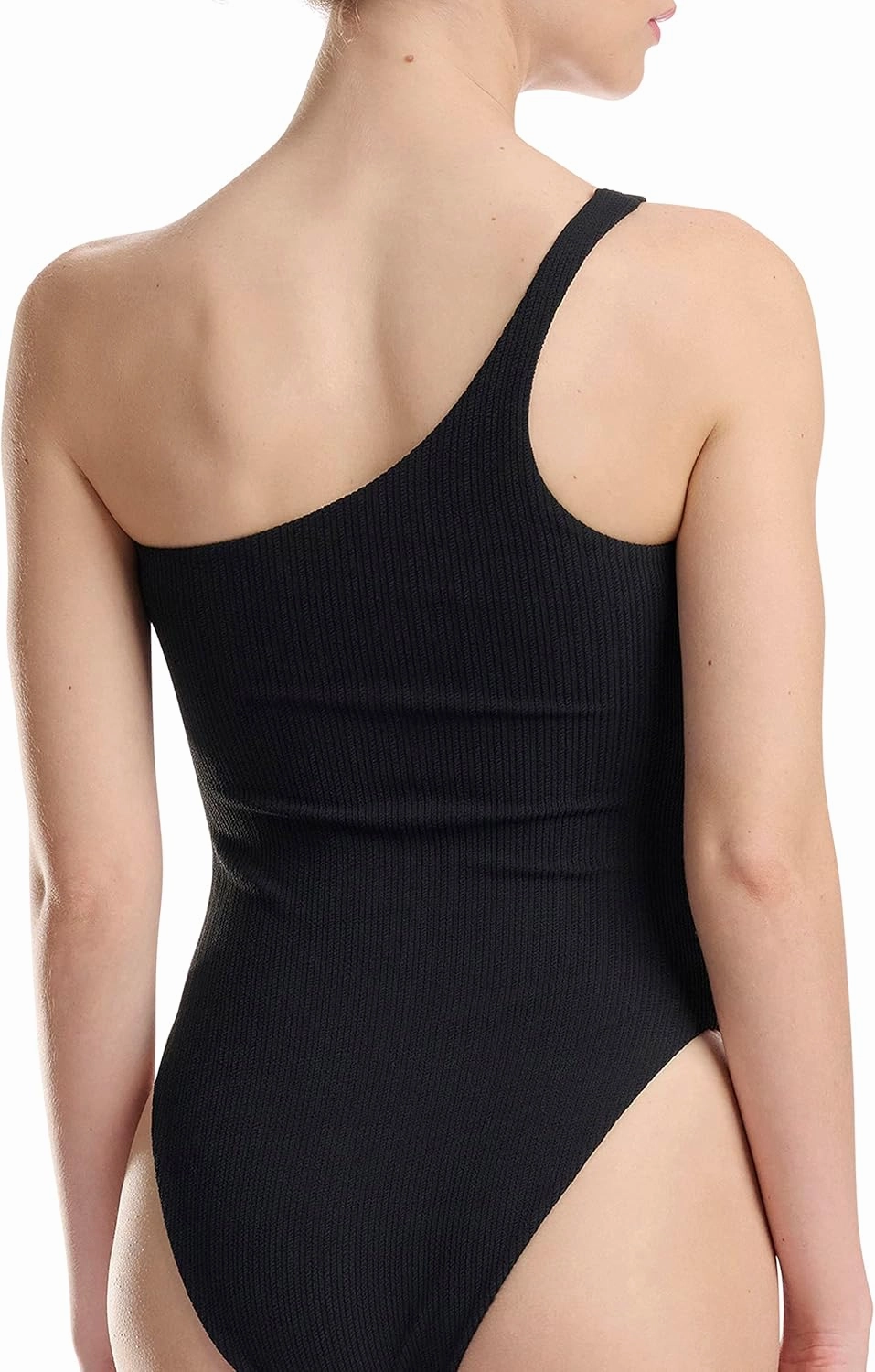 Wolford Ultra Texture Swimsuit for Women Asymmetrical One-Piece Beachwear One-Shoulder Design Swimwear for Pool or Beach