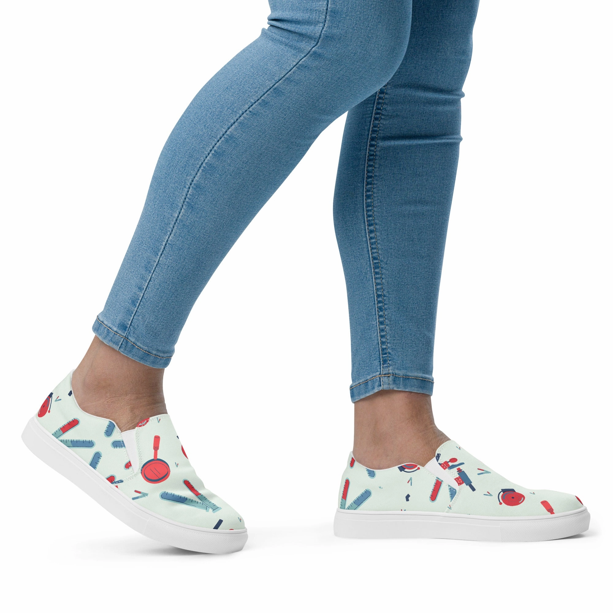 Women’s Science Teacher Slip-On Canvas Shoes