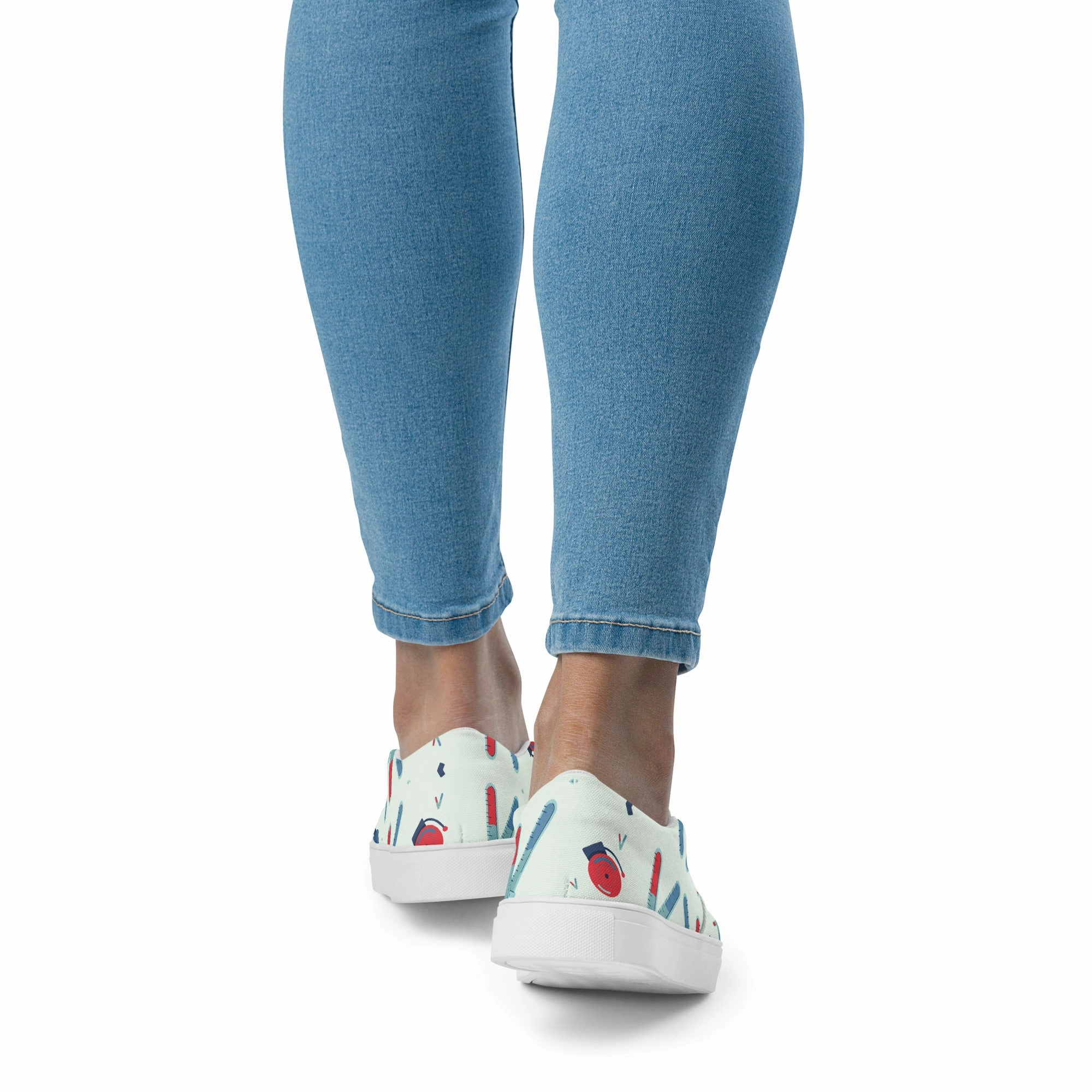 Women’s Science Teacher Slip-On Canvas Shoes