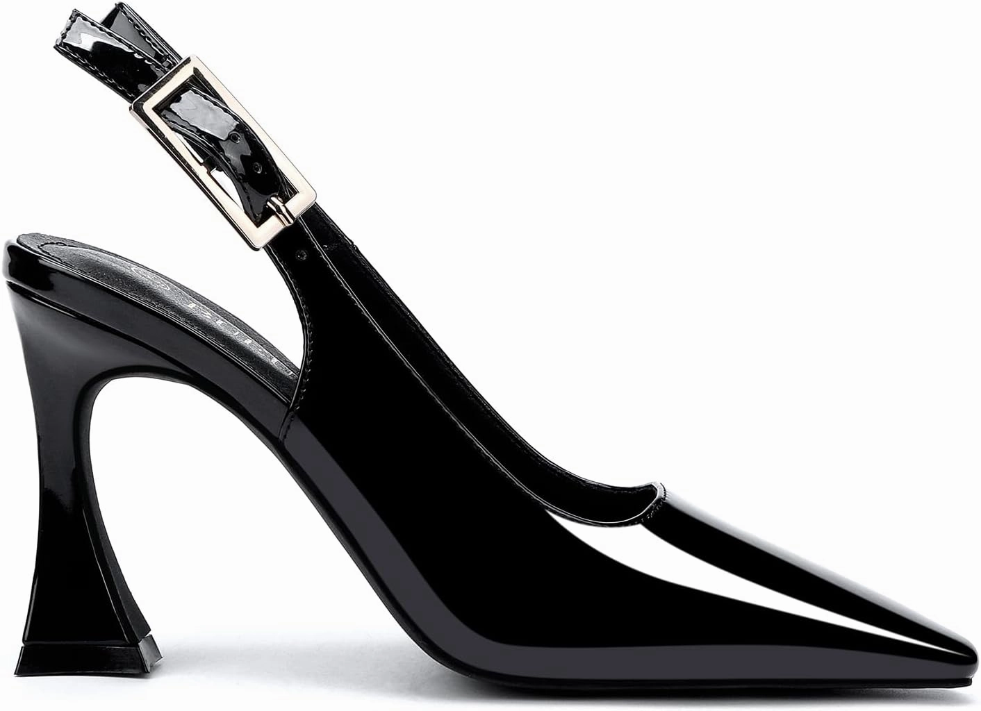 Women's Slingback 3In Kitten Heel Comfortable Closed Toe Pumps Dress Shoes for Women