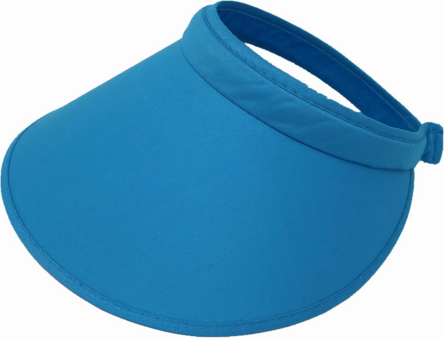 Women's Summer Sun UV Protection Visor Wide Brim Clip on Beach Pool Golf Cap Hat