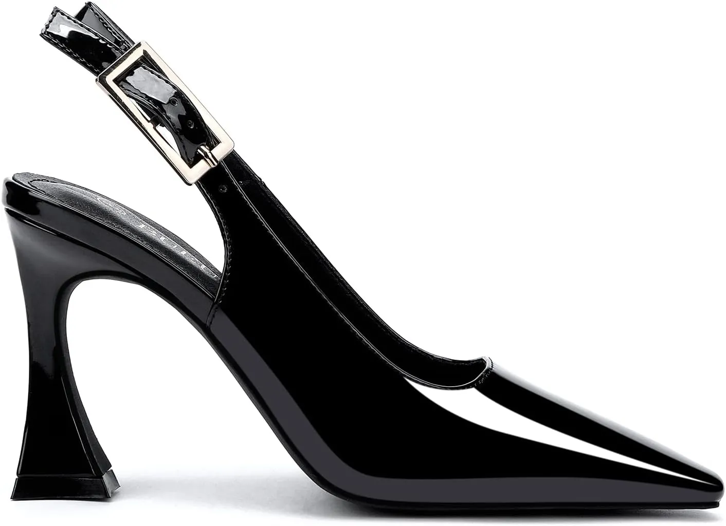 Women's Slingback 3In Kitten Heel Comfortable Closed Toe Pumps Dress Shoes for Women