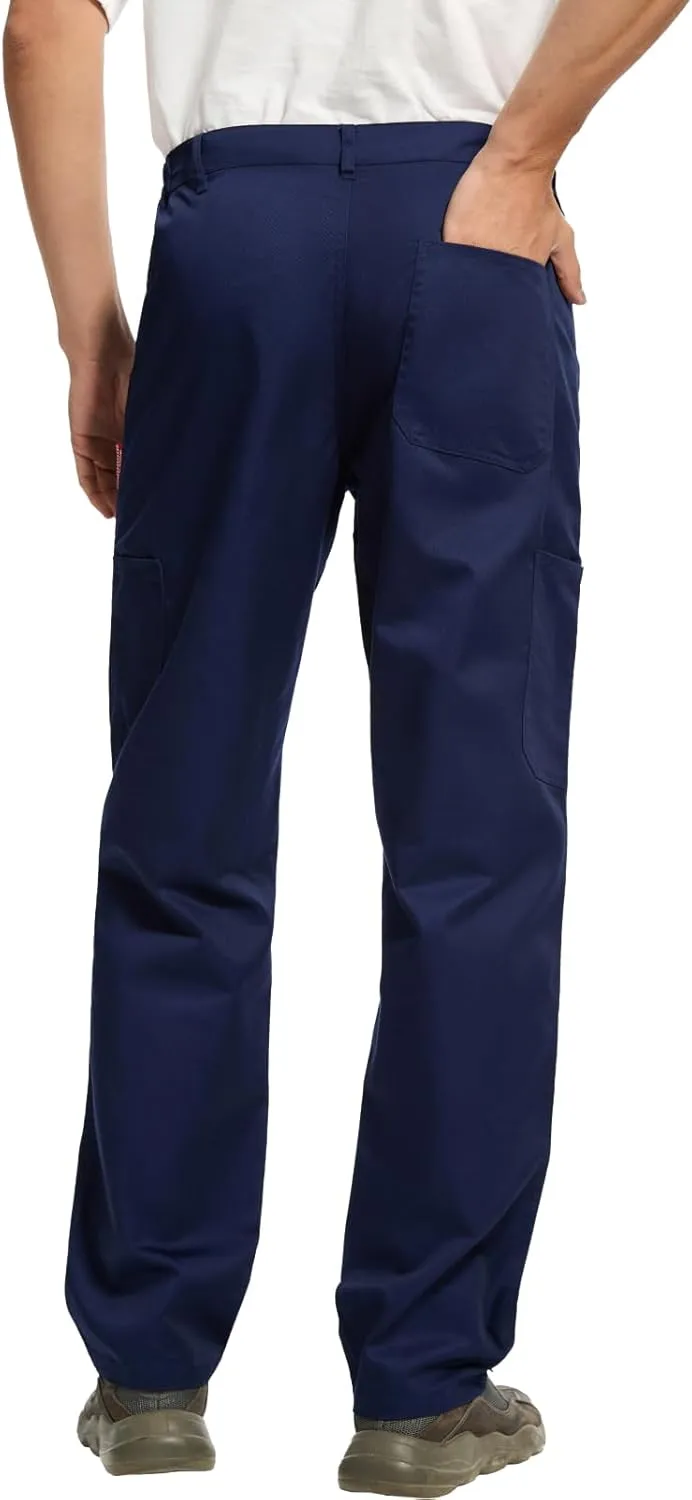 WORK IDEA Men's Relaxed Fit Work Pants Lightweight for Painter, Decoration
