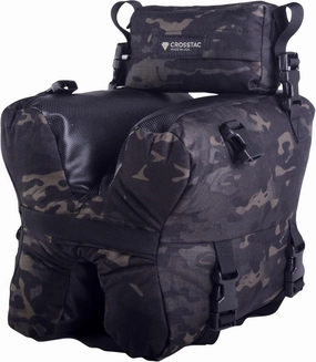 X Bag Front and Rear Shooting Rest Bag Set Filled Nylon Coyote...