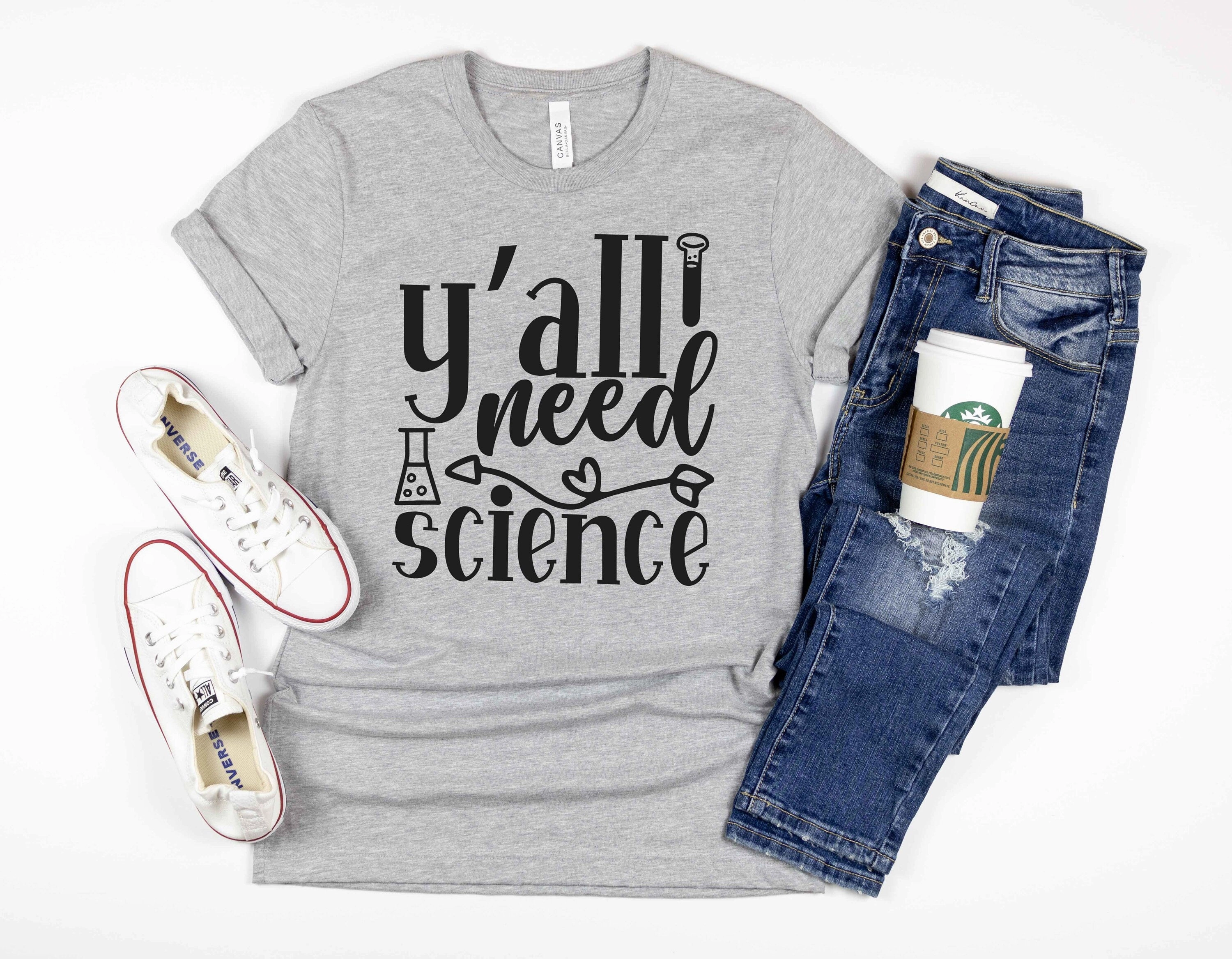 Y'all Need Science unisex fit t-shirt • science teacher gift • scientist shirt • chemistry shirt • nerd shirt