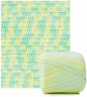 Yarn Knitting Crocheting Water Su Lace Thread DIY Hand-Knitted Crochet Cotton Thread Section Dyed Wool Hand-Knitted Thread-05 Primrose_6Pcs