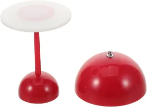 YARNOW Vintage Miniature Table Lamp for Dollhouse Decor Stylish Accent Lighting Compact Design No Battery Required for Dollhouse Furniture Accessories Red