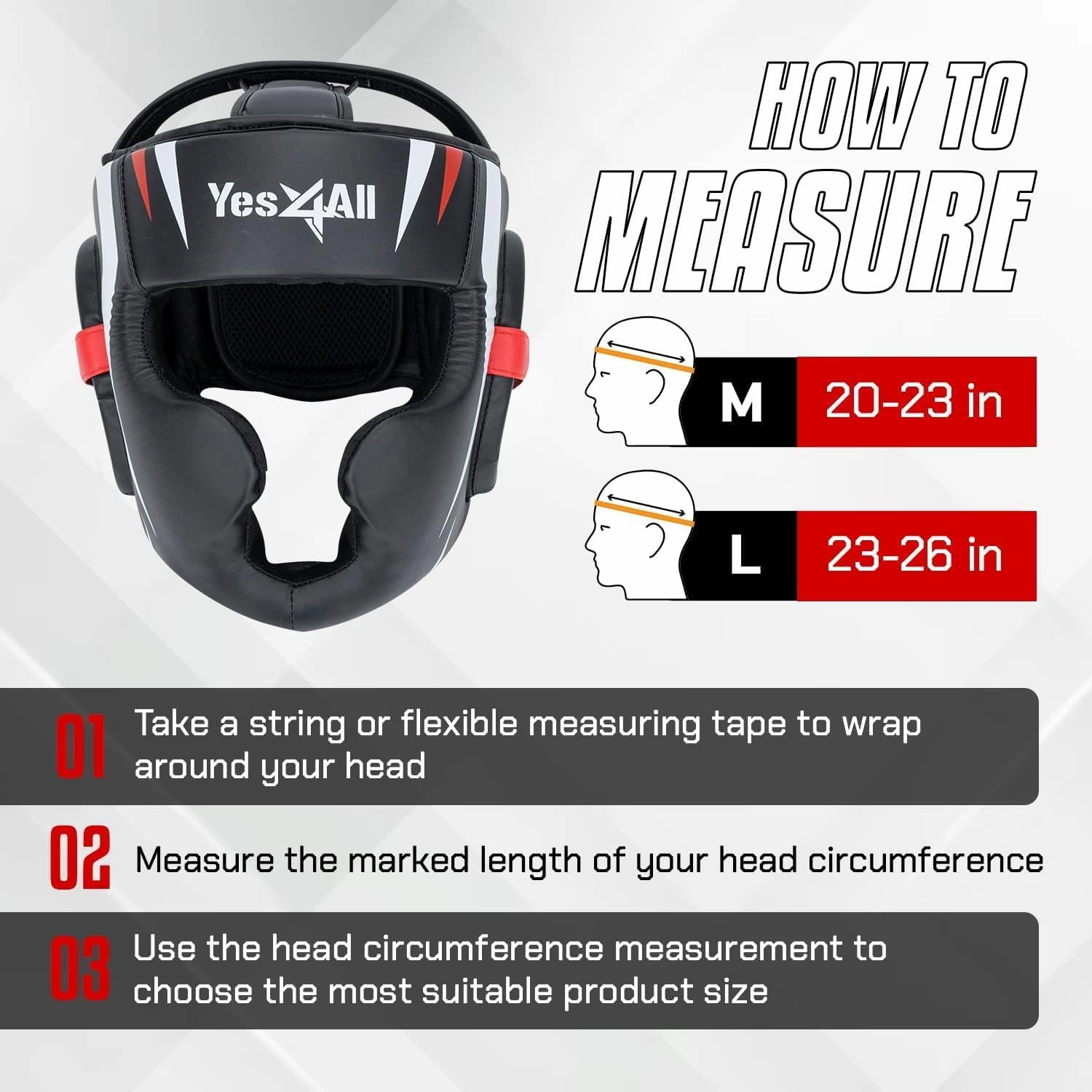 Yes4All Extreme Full Face Boxing Headgear, Adjustable Sparring Headgear, Martial Arts Helmet with PU Leather for Muay Thai, MMA Training, Sparring, Kickboxing