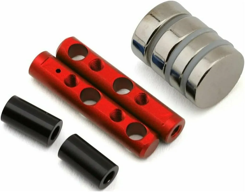 Yokomo ZS-016MGRR Rear Magnetic Body Mount (Red)