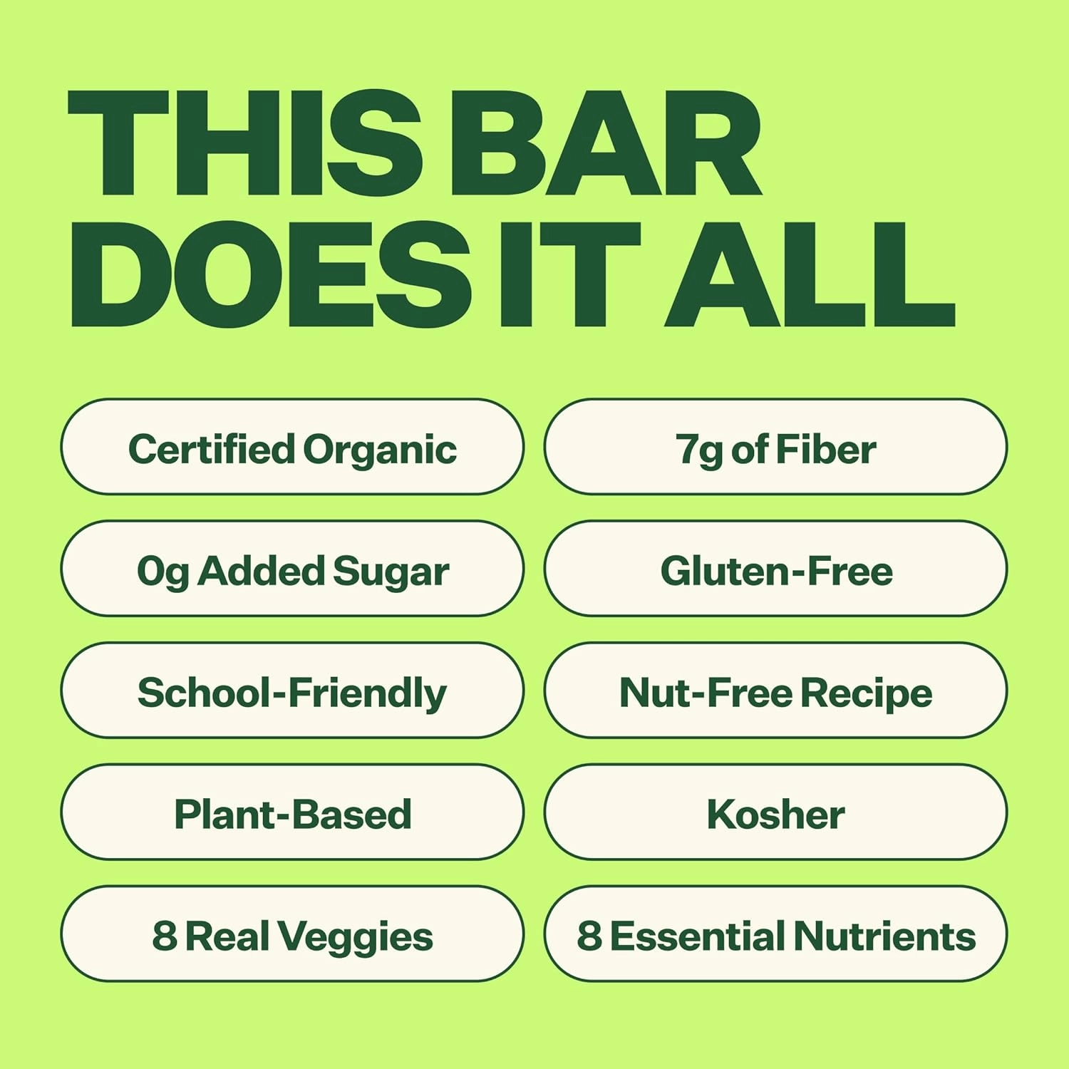 YUMI Organic Breakfast Superbar, Gluten-Free, No Added Sugar, 7  Vegetables, Soft-Baked Crust, Healthy Snack Bars for Kids, School Safe, Healthy Alternative to Granola Bars or Cereal Bars (30ct, Blueberry)