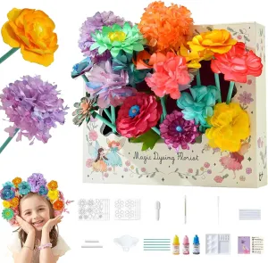 ZANWANXIN Magic Petal Flower Kit, Bloom Joy Magic Petal Flower Kit, Paper Flowers Science Kits, Create 3D Blossoms with Colorful Petals for Fun & Educational Arts (1set)