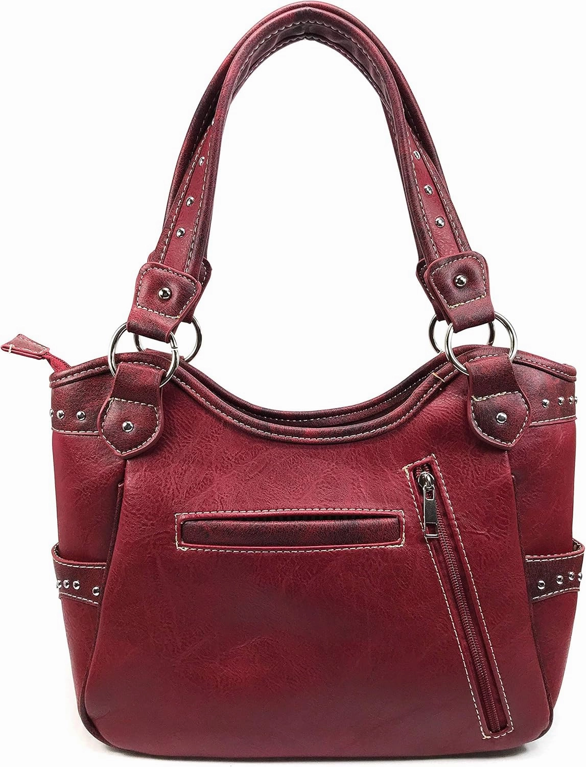 Zelris Dakota Dales Pony Horse Embroidery Mane Western Country Women Conceal Carry Tote Purse with Matching Wallet Set