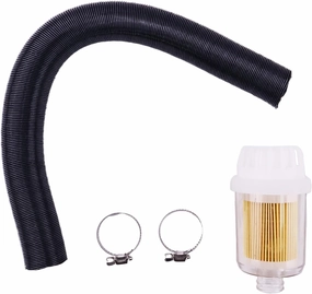 ZTUOAUMA Diesel Heater 25mm Air Intake Pipe Hose with Air Intake Filter and Seal Clamps Compatible with Eberspacher Webasto Airtronic D2 D4 D1LC and More Chinese Diesel Heater 2KW 5KW